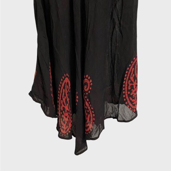 NWT S.R. Summer Bohemian Dress Sundress Women's One Size Boho Flowy Beachy - Picture 11 of 14